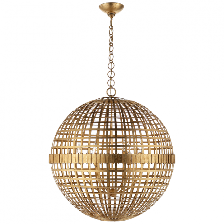 Visual Comfort Mill Large Globe Lantern Pendants Visual Comfort & Co.   