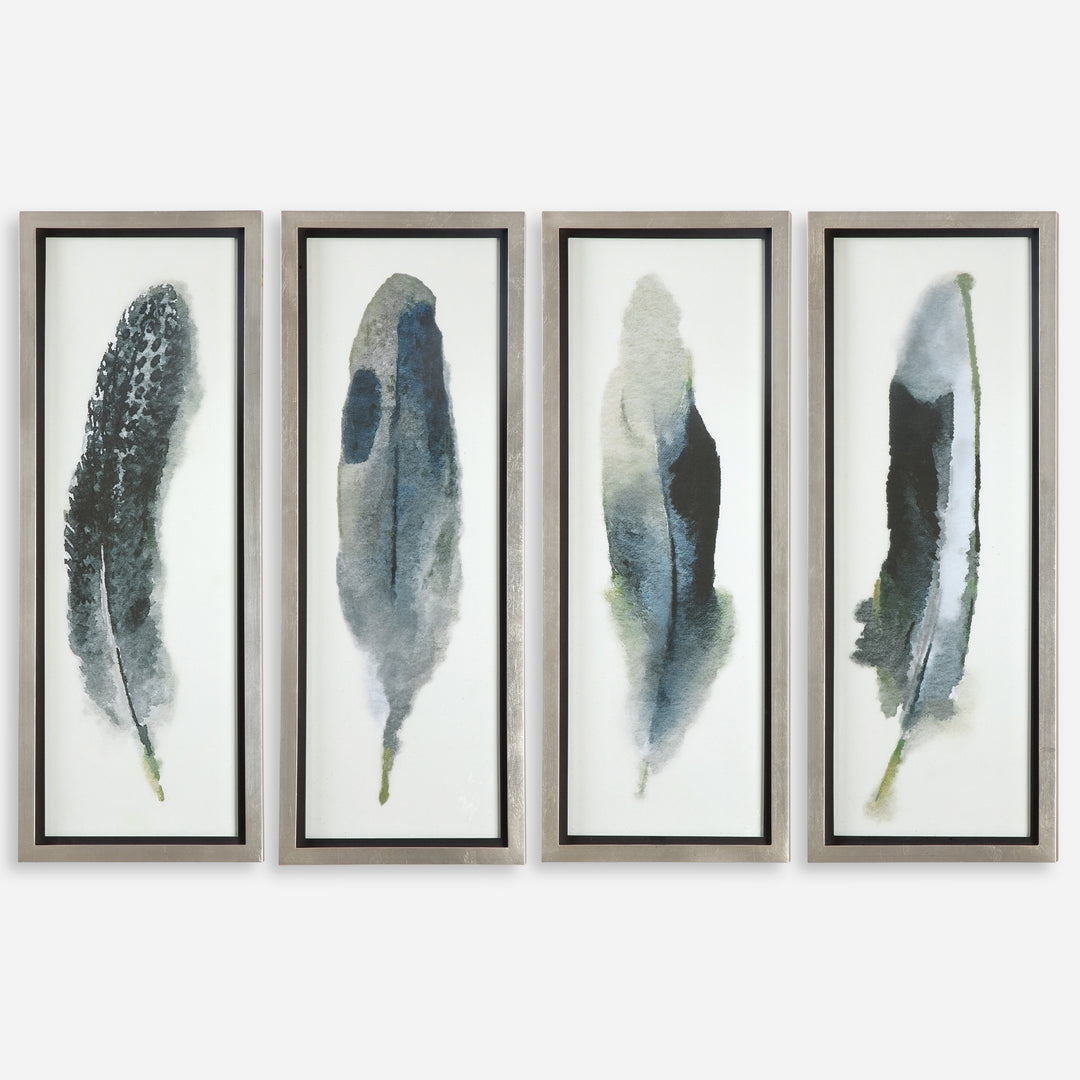 Uttermost Feathered Beauty Feather Art Wall Decor Uttermost   