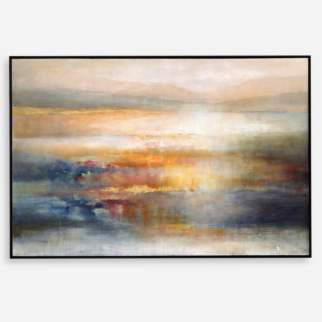 Uttermost Seafaring Dusk Abstract Landscape Art