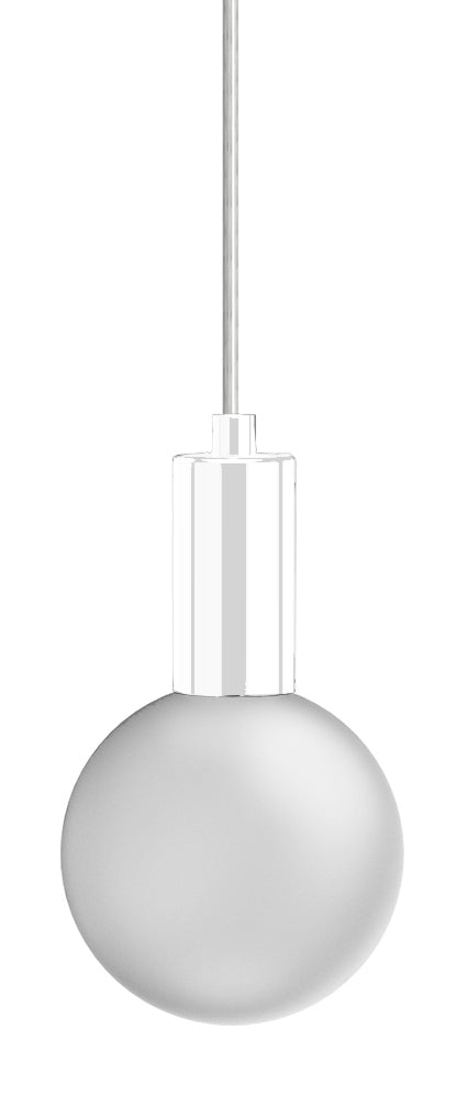 Blackjack Lighting 3" Acrylic Globe Pendant Pendants Blackjack Lighting 3" Frosted White Socket