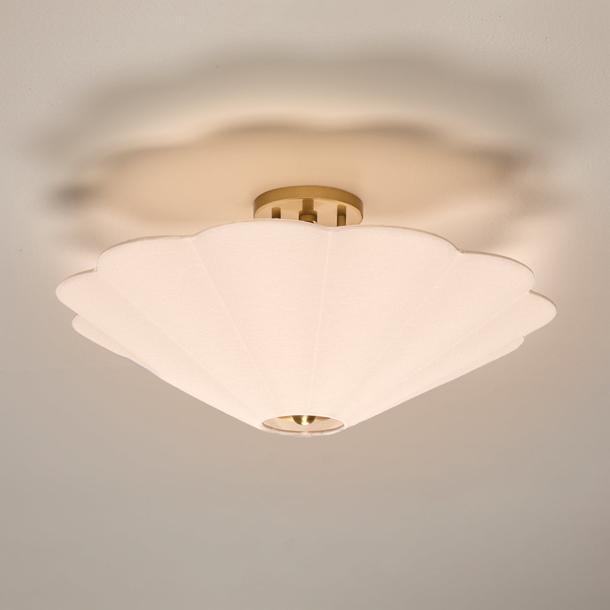 Mitzi Alana Semi Flush Semi Flush Mitzi Aged Brass  