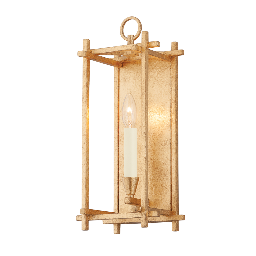 Troy Lighting Huck Wall Sconce Wall Sconces Troy Lighting VINTAGE GOLD LEAF 7.25x7.25x16.75 