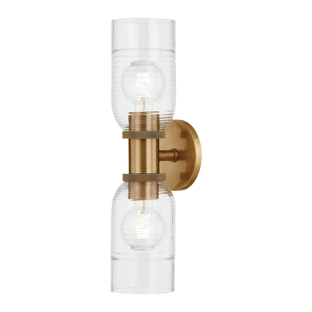 Troy Lighting Redding Wall Sconce Wall Sconces Troy Lighting PATINA BRASS 5x5x18.5 