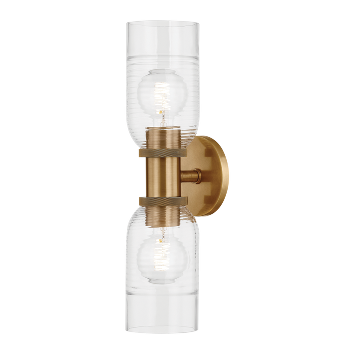 Troy Lighting Redding Wall Sconce Wall Sconces Troy Lighting PATINA BRASS 5x5x18.5 