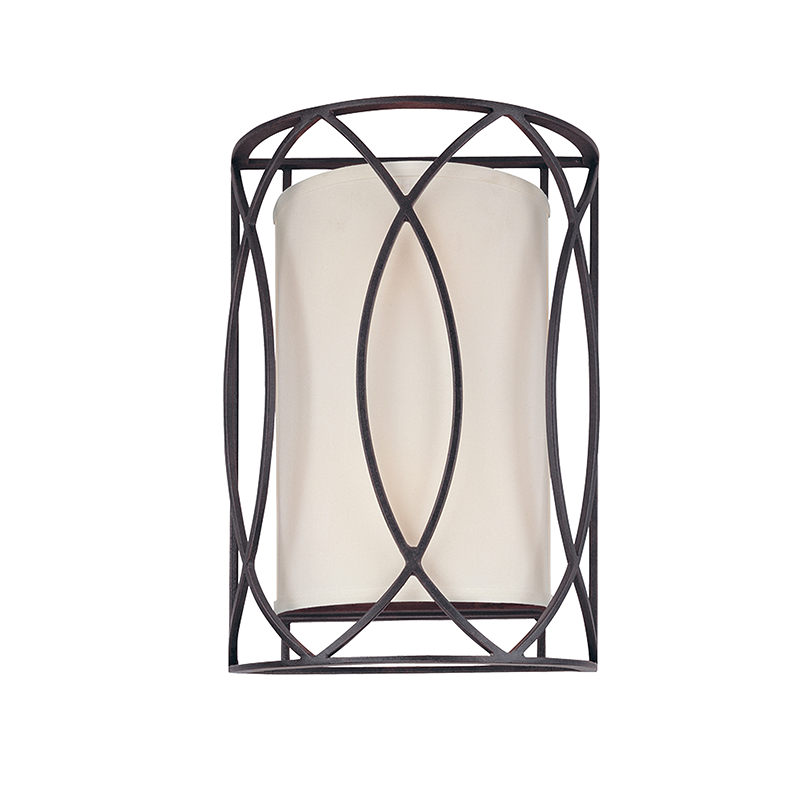 Troy Lighting Sausalito Wall Sconce Wall Sconce Troy Lighting TEXTURED IRON 10x10x14 