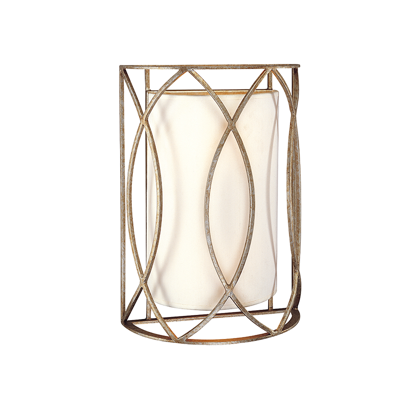 Troy Lighting Sausalito Wall Sconce Wall Sconce Troy Lighting SILVER GOLD 10x10x14 