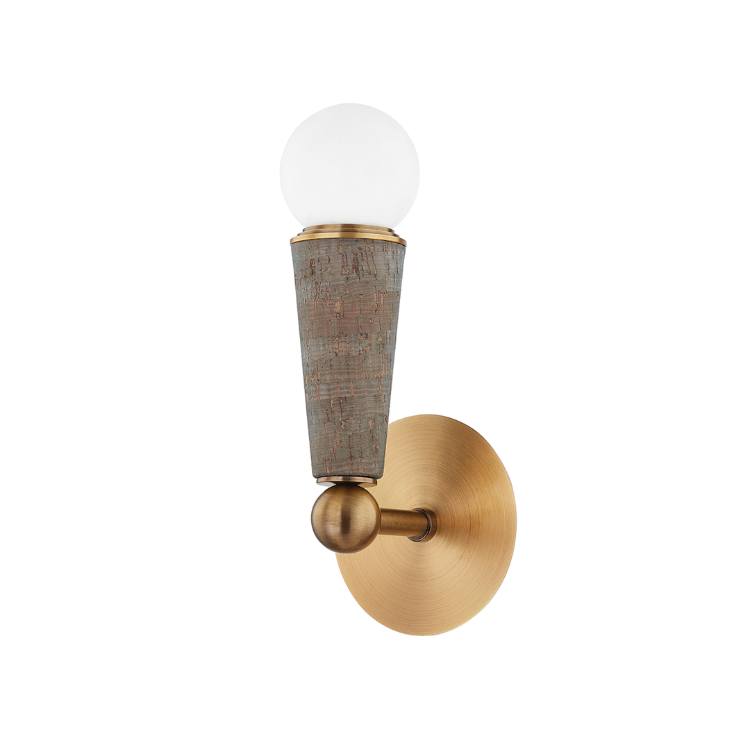 Troy Lighting DAX Wall Sconce Wall Sconces Troy Lighting PATINA BRASS 5x5x12 