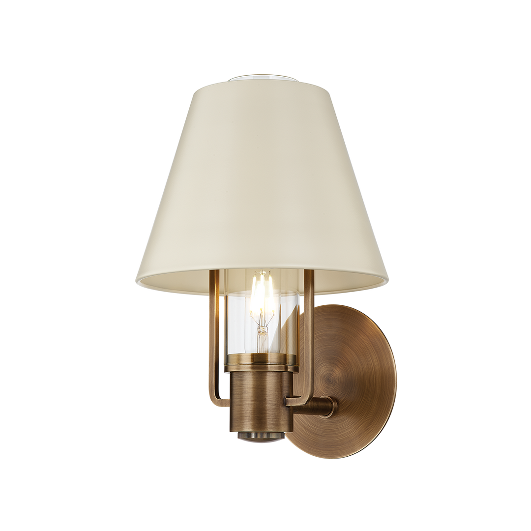 Troy Lighting KINDLE Wall Sconce Wall Sconces Troy Lighting PATINA BRASS 8.75x8.75x12.75 