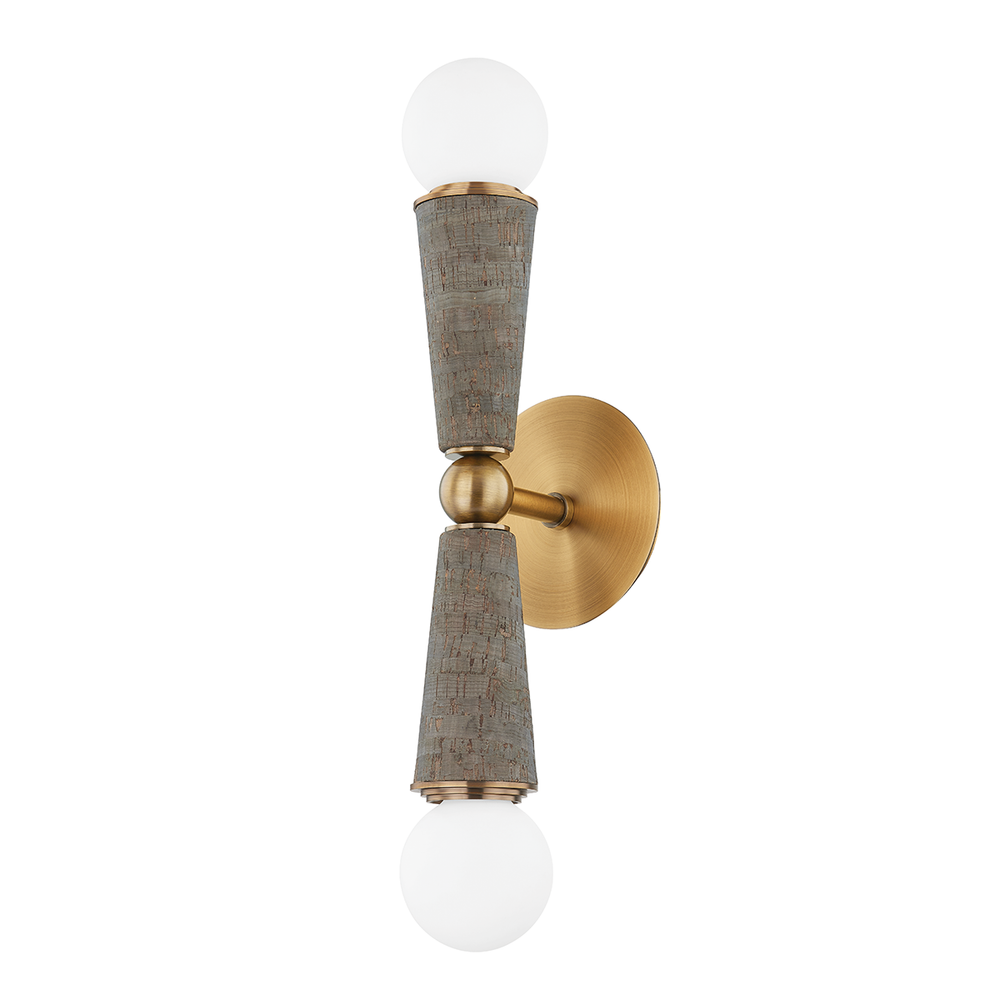 Troy Lighting DAX Wall Sconce Wall Sconces Troy Lighting PATINA BRASS 5x5x18.75 