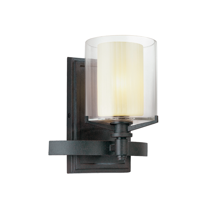 Troy Lighting Arcadia Bath and Vanity Vanity Lights Troy Lighting TEXTURED IRON 7.5x7.5x8.75 