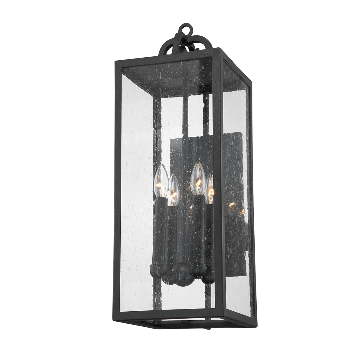 Troy Lighting Caiden Wall Sconce Wall Sconce Troy Lighting FORGED IRON 9x9x27.75 