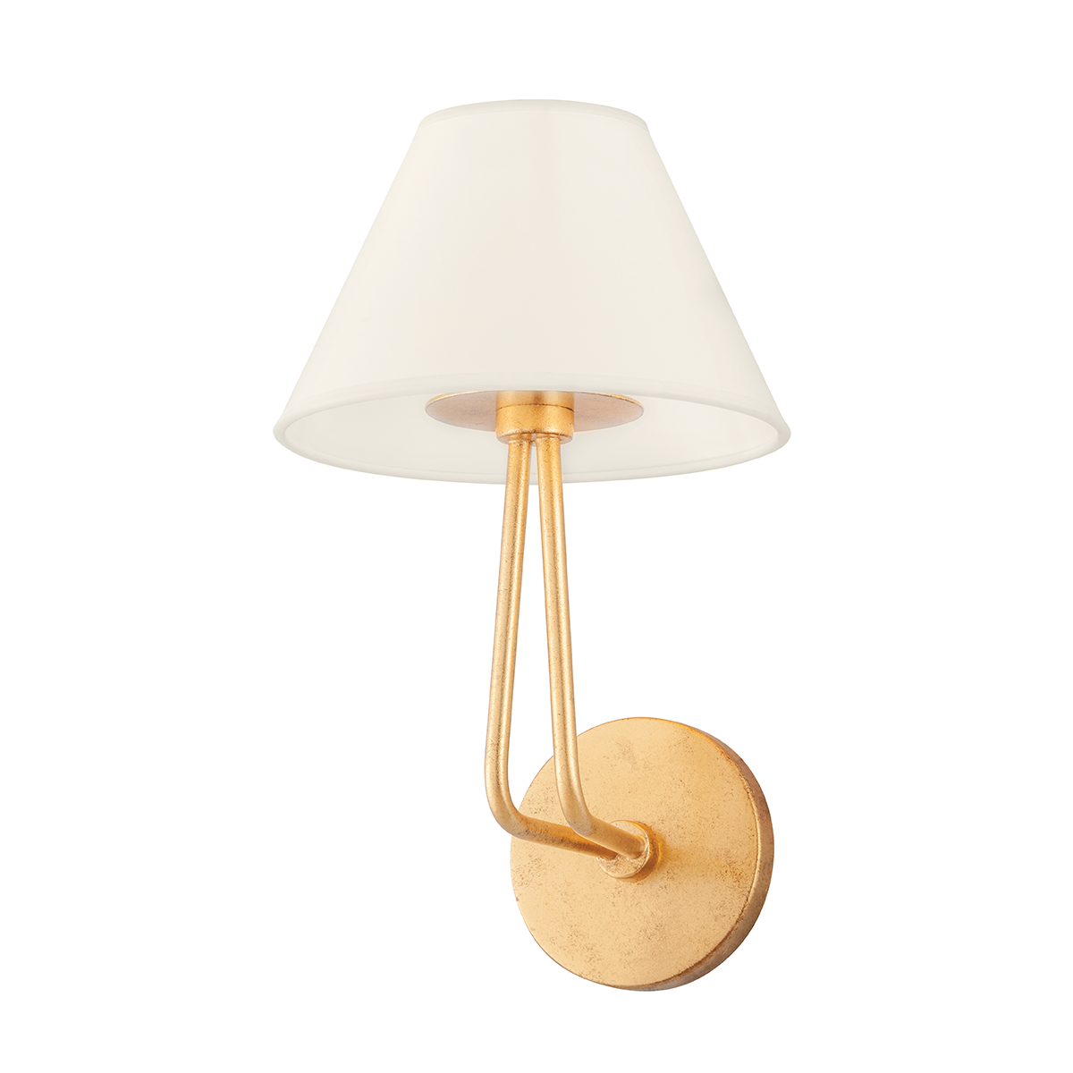 Troy Lighting Ozias Wall Sconce Wall Sconce Troy Lighting VINTAGE GOLD LEAF 8x8x13.75 