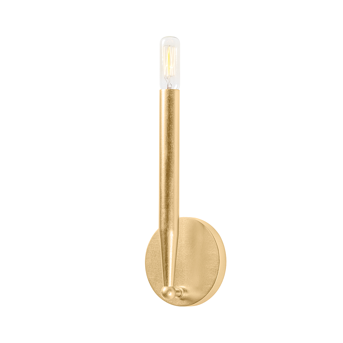 Troy Lighting LEVI Wall Sconce Wall Sconce Troy Lighting Gold Leaf 4.5x4.5x13.5 