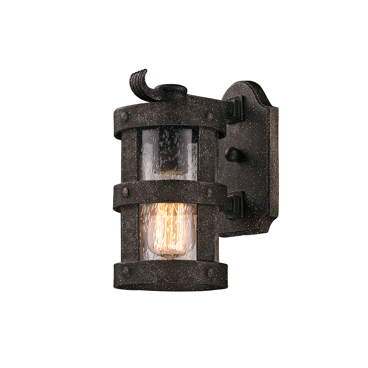 Troy Lighting Barbosa Wall Sconce Wall Sconce Troy Lighting AGED PEWTER 5.25x5.25x10 