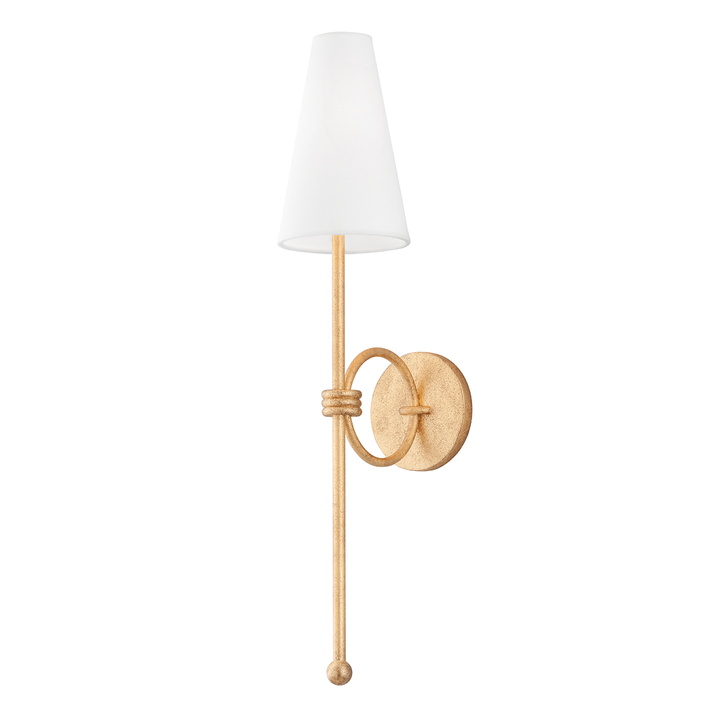 Troy Lighting Magnus Wall Sconce Wall Sconces Troy Lighting VINTAGE GOLD LEAF 5x5x25.5 