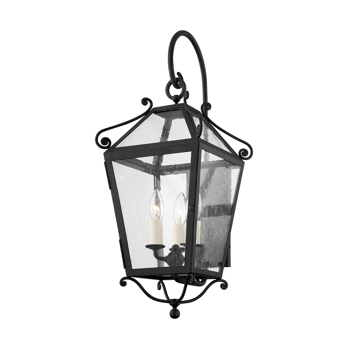 Troy Lighting Santa Barbara County Wall Sconce Wall Sconce Troy Lighting FRENCH IRON 11x11x25.75 