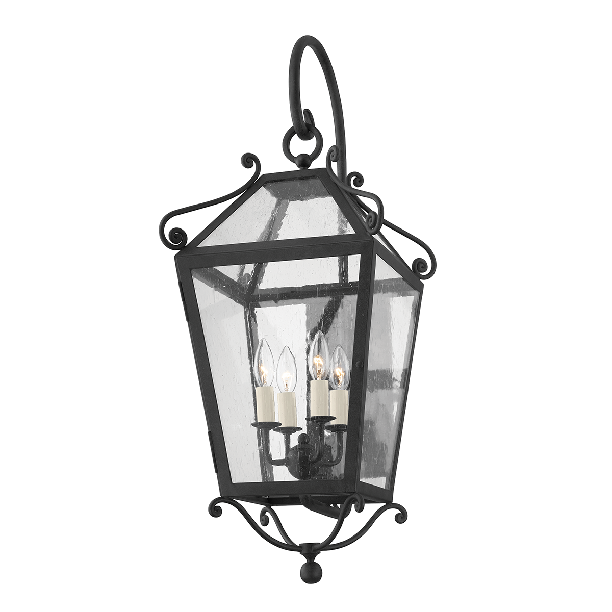 Troy Lighting Santa Barbara County Wall Sconce Wall Sconce Troy Lighting FRENCH IRON 13.25x13.25x34 