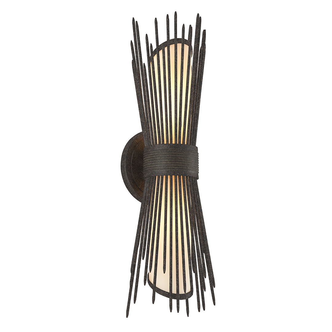 Troy Lighting Blink Wall Sconce Wall Sconces Troy Lighting FRENCH IRON 6.25x6.25x20.75 