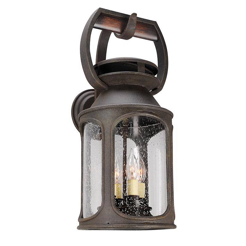 Troy Lighting Old Trail Wall Sconce Wall Sconce Troy Lighting CENTENNIAL RUST 10x10x23 