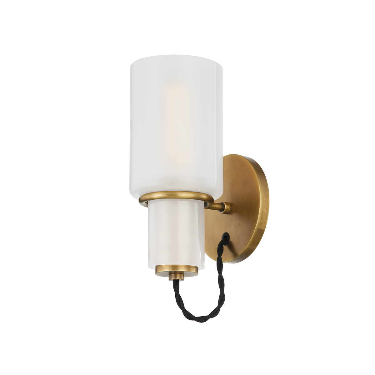 Troy Lighting LINCOLN Wall Sconce Wall Sconce Troy Lighting PATINA BRASS 4.75x4.75x8.75 