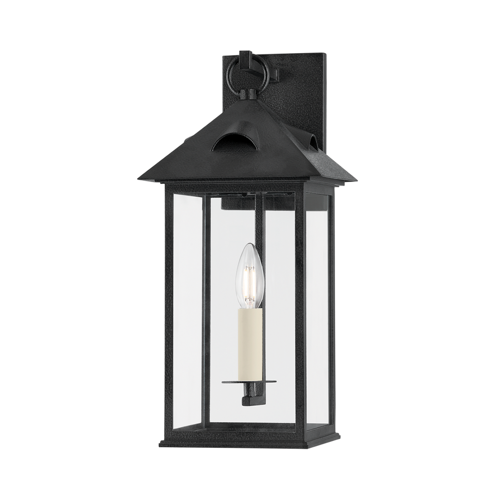 Troy Lighting CORNING Exterior Wall Sconce Outdoor Wall Lights Troy Lighting FORGED IRON 8x8x17.5 