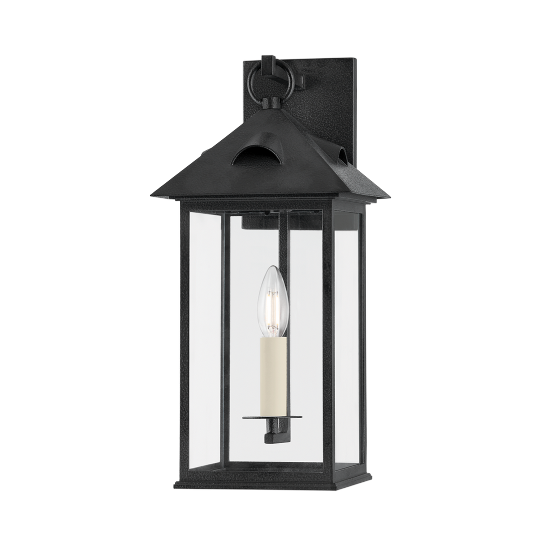 Troy Lighting CORNING Exterior Wall Sconce Outdoor Wall Lights Troy Lighting FORGED IRON 8x8x17.5 