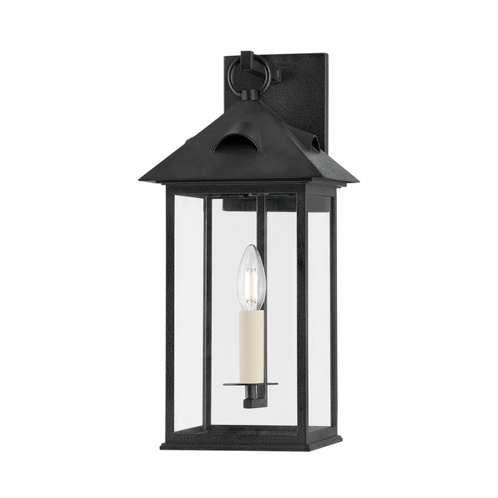 Troy Lighting CORNING Exterior Wall Sconce Outdoor Wall Lights Troy Lighting FORGED IRON 8x8x17.5 