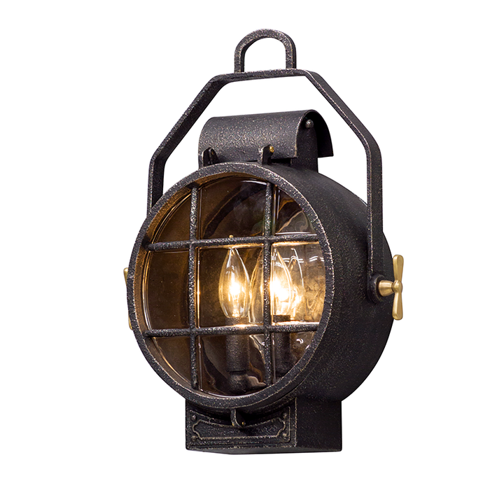 Troy Lighting Point Lookout Wall Sconce Wall Sconces Troy Lighting AGED PEWTER 12.5x12.5x16.25 