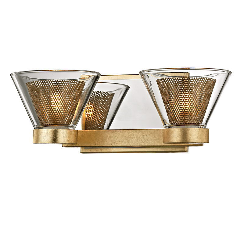 Troy Lighting Wink Bath and Vanity Bath and Vanity Troy Lighting Gold Leaf 12.5x12.5x4.5 