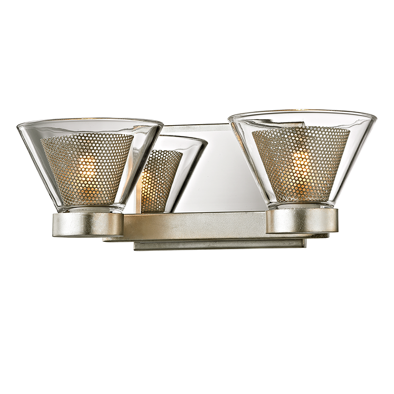 Troy Lighting Wink Bath and Vanity Bath and Vanity Troy Lighting SILVER LEAF 12.5x12.5x4.5 