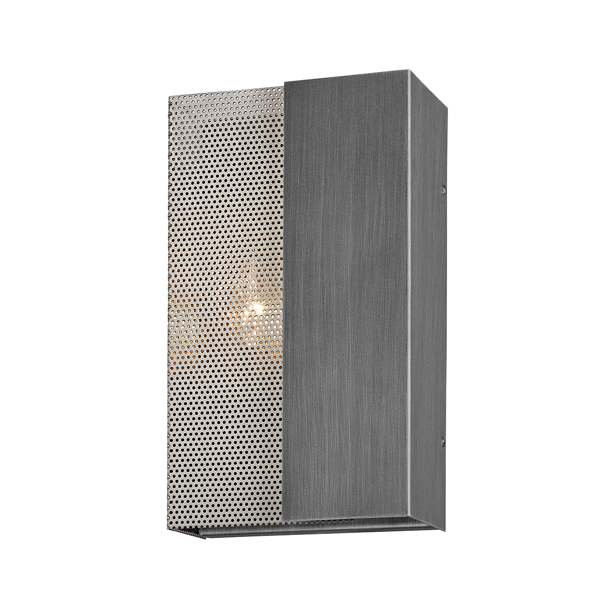 Troy Lighting Impression Wall Sconce Wall Sconce Troy Lighting GRAPHITE AND SATIN NICKEL 7x7x12 