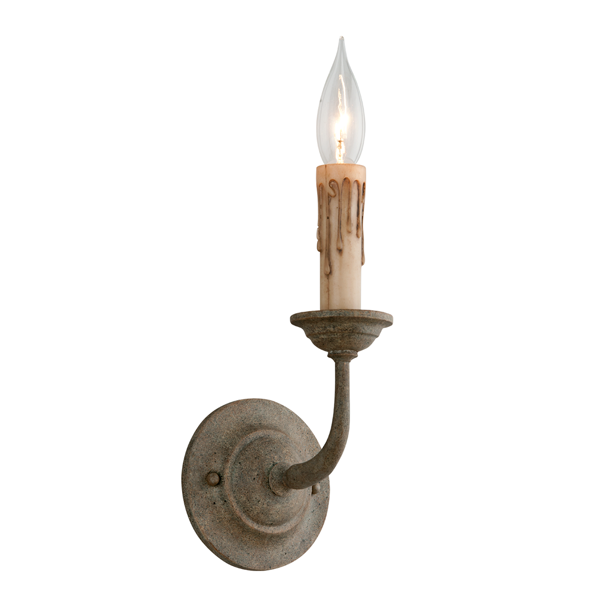 Troy Lighting Cyrano Wall Sconce Wall Sconce Troy Lighting EARTHEN BRONZE 5x5x10.75 