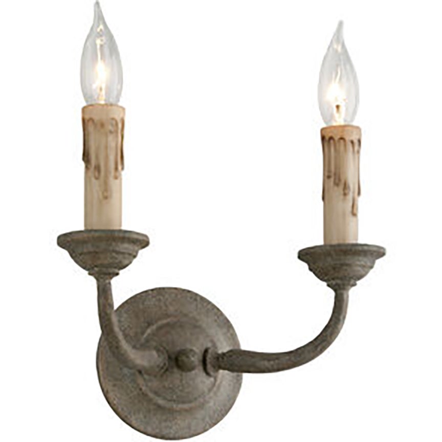 Troy Lighting Cyrano Wall Sconce Wall Sconce Troy Lighting EARTHEN BRONZE 11x11x9.75 