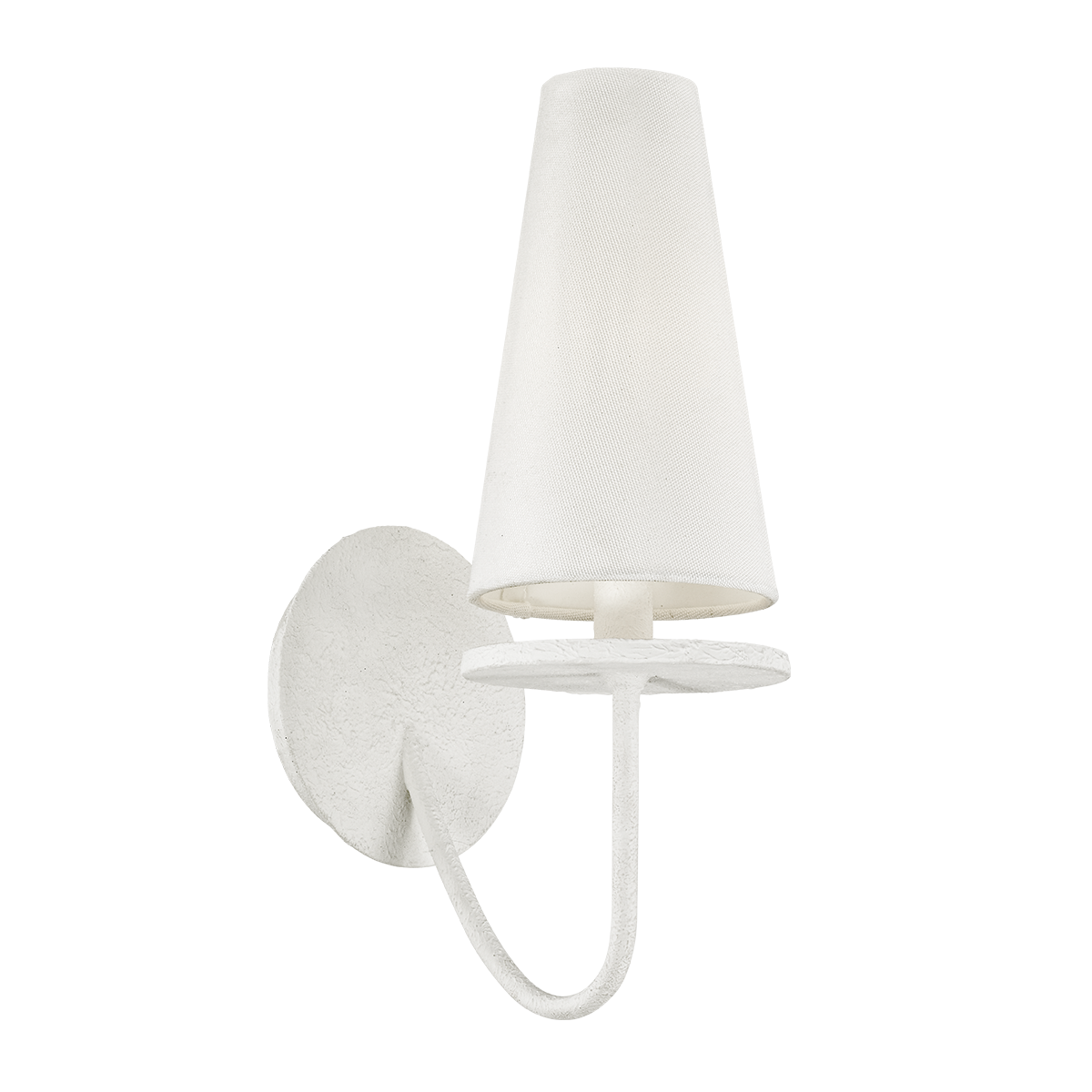 Troy Lighting Marcel Wall Sconce Wall Sconce Troy Lighting GESSO WHITE 5.5x5.5x14.25 