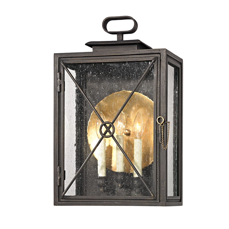 Troy Lighting Randolph Wall Sconce Wall Sconce Troy Lighting VINTAGE BRONZE 12.25x12.25x20 