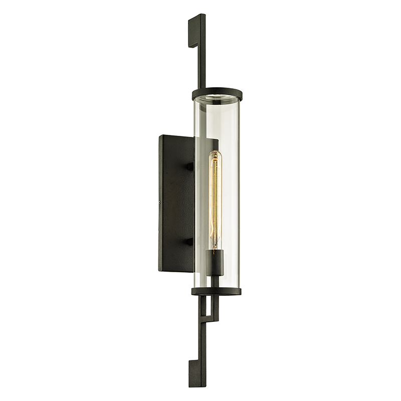 Troy Lighting Park Slope Wall Sconce Wall Sconces Troy Lighting FORGED IRON 5.75x5.75x32 