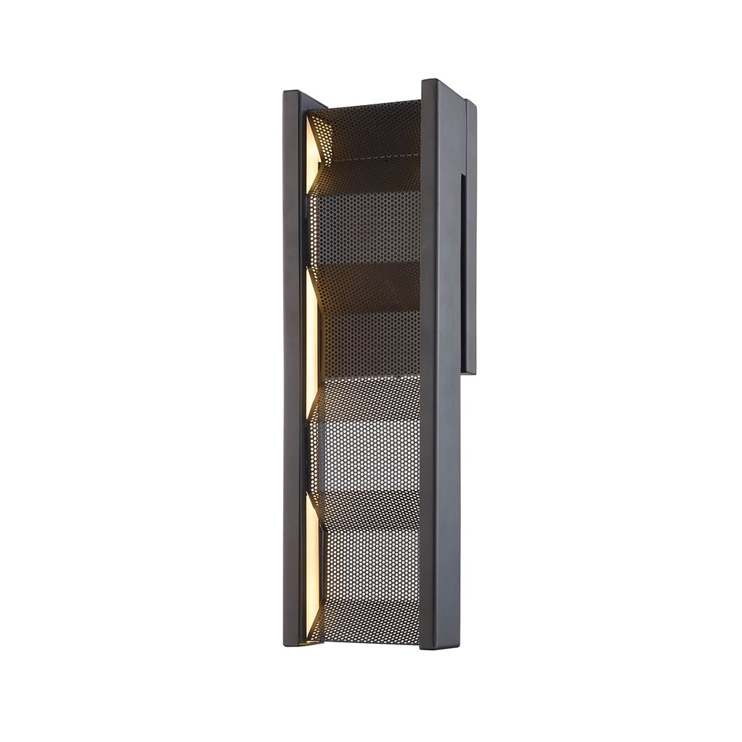 Troy Lighting Fuze Wall Sconce Wall Sconces Troy Lighting MODERN BRONZE 4.75x4.75x16.25 