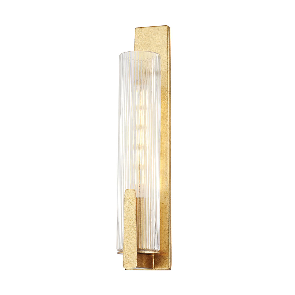 Troy Lighting MALAKAI Wall Sconce Wall Sconce Troy Lighting VINTAGE GOLD LEAF 3.25x3.25x19.75 