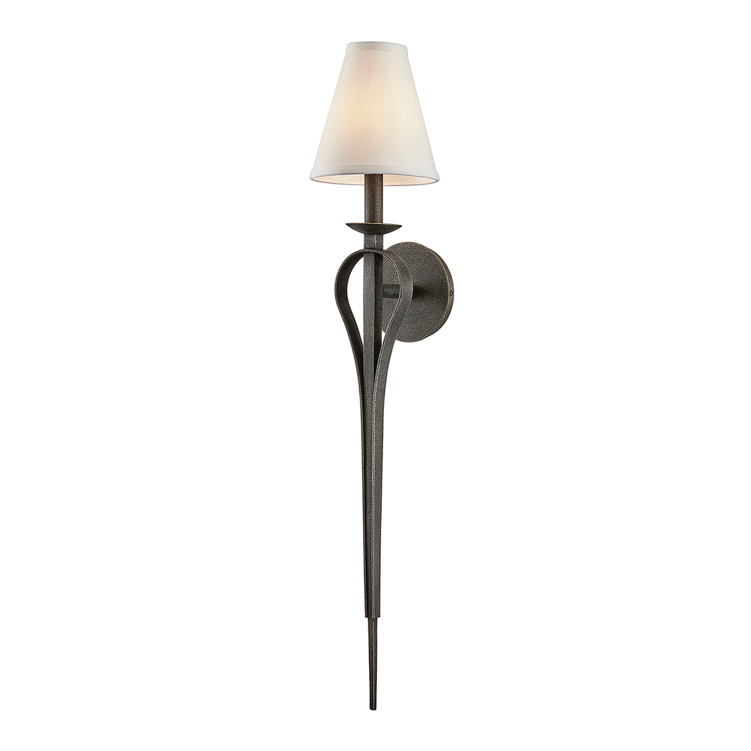 Troy Lighting Halton Wall Sconce Wall Sconces Troy Lighting POMPEII SILVER 7x7x36.75 