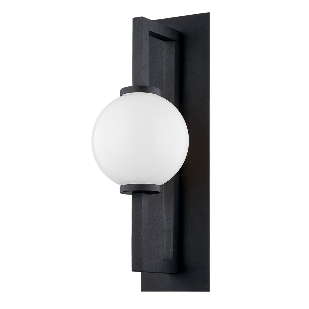 Troy Lighting Darwin Wall Sconce Wall Sconces Troy Lighting TEXTURED BLACK 10x10x29.5 