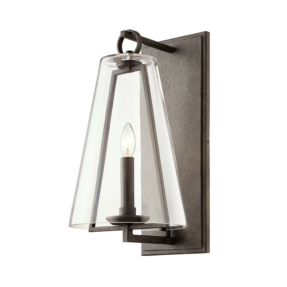 Troy Lighting Adamson Wall Sconce Wall Sconces Troy Lighting FRENCH IRON 10x10x19 