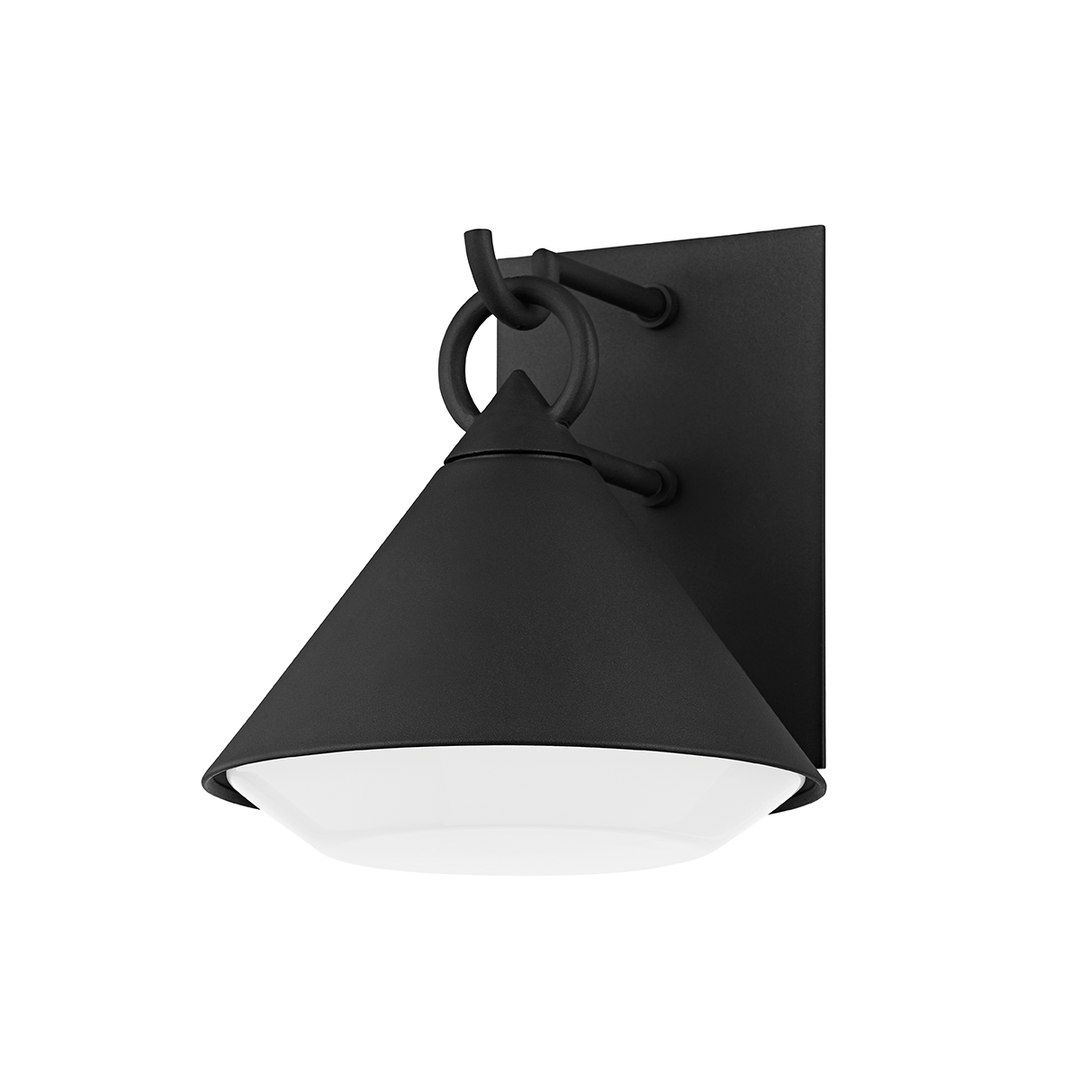 Troy Lighting Catalina Wall Sconce Wall Sconces Troy Lighting TEXTURED BLACK 9x9x10 