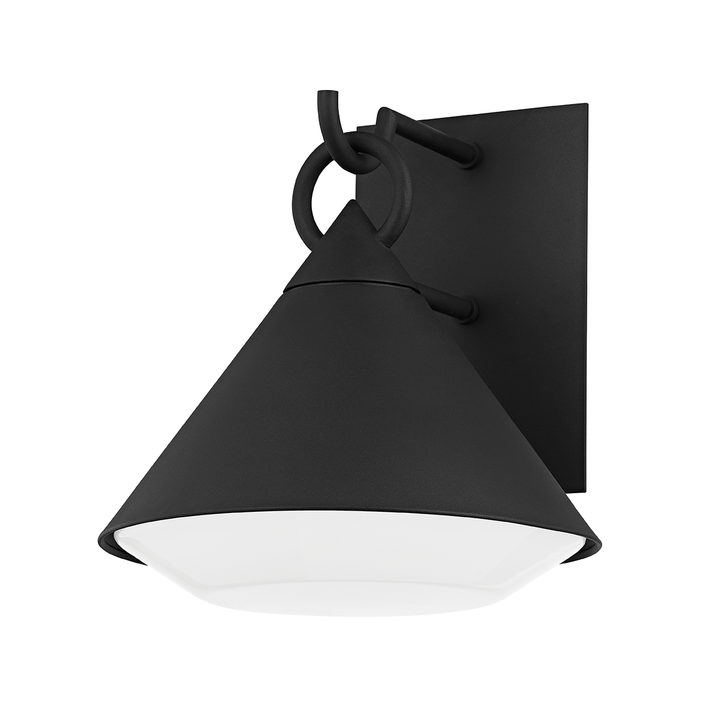 Troy Lighting Catalina Wall Sconce Wall Sconces Troy Lighting TEXTURED BLACK 11.5x11.5x12.75 