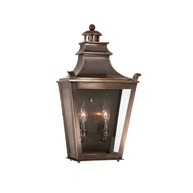 Troy Lighting Dorchester Wall Sconce Wall Sconces Troy Lighting Bronze 11.25x11.25x20.25 