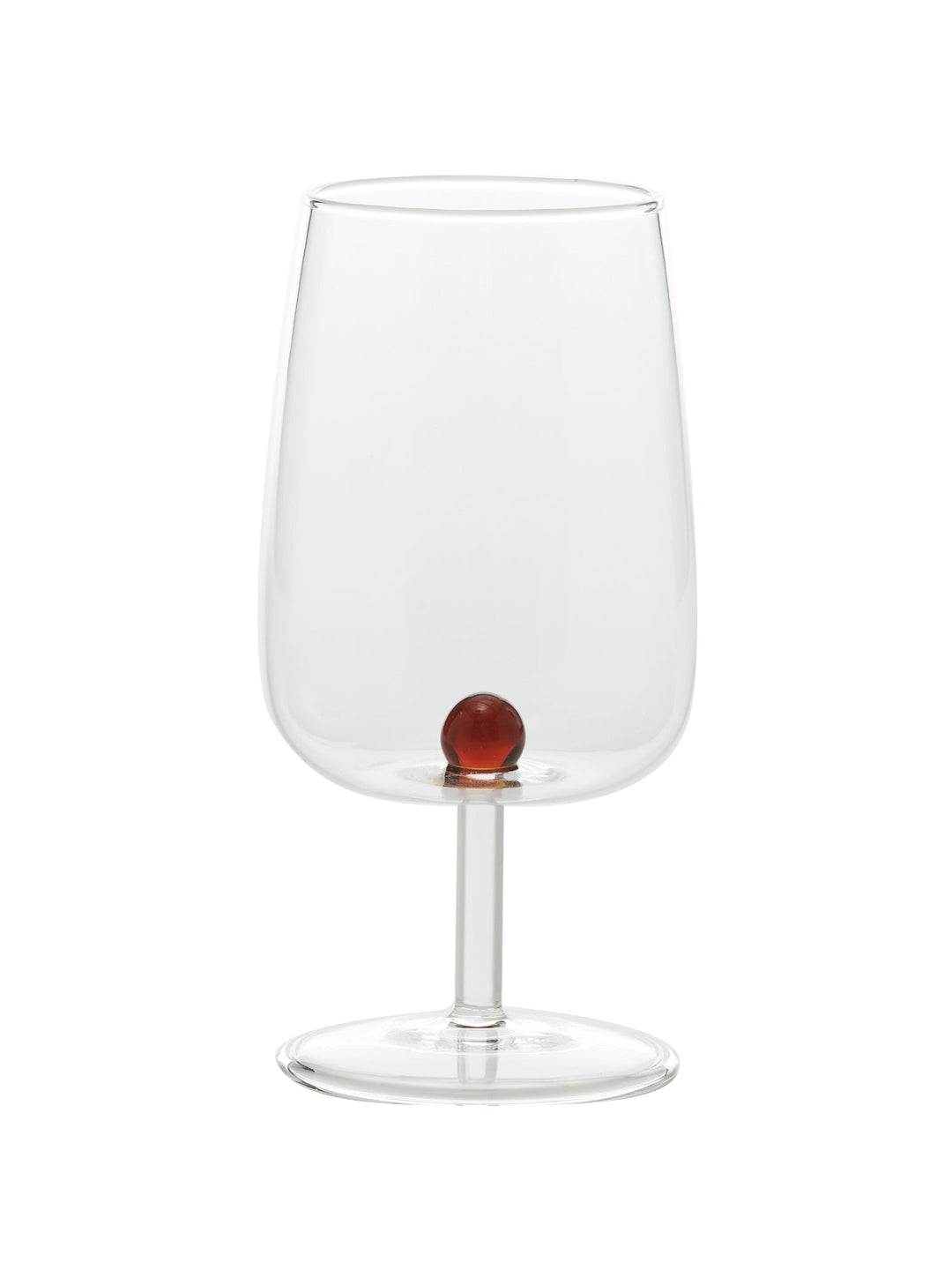 Zafferano America Bilia Goblet (Set of 6) Glassware citylgs.store Amber  