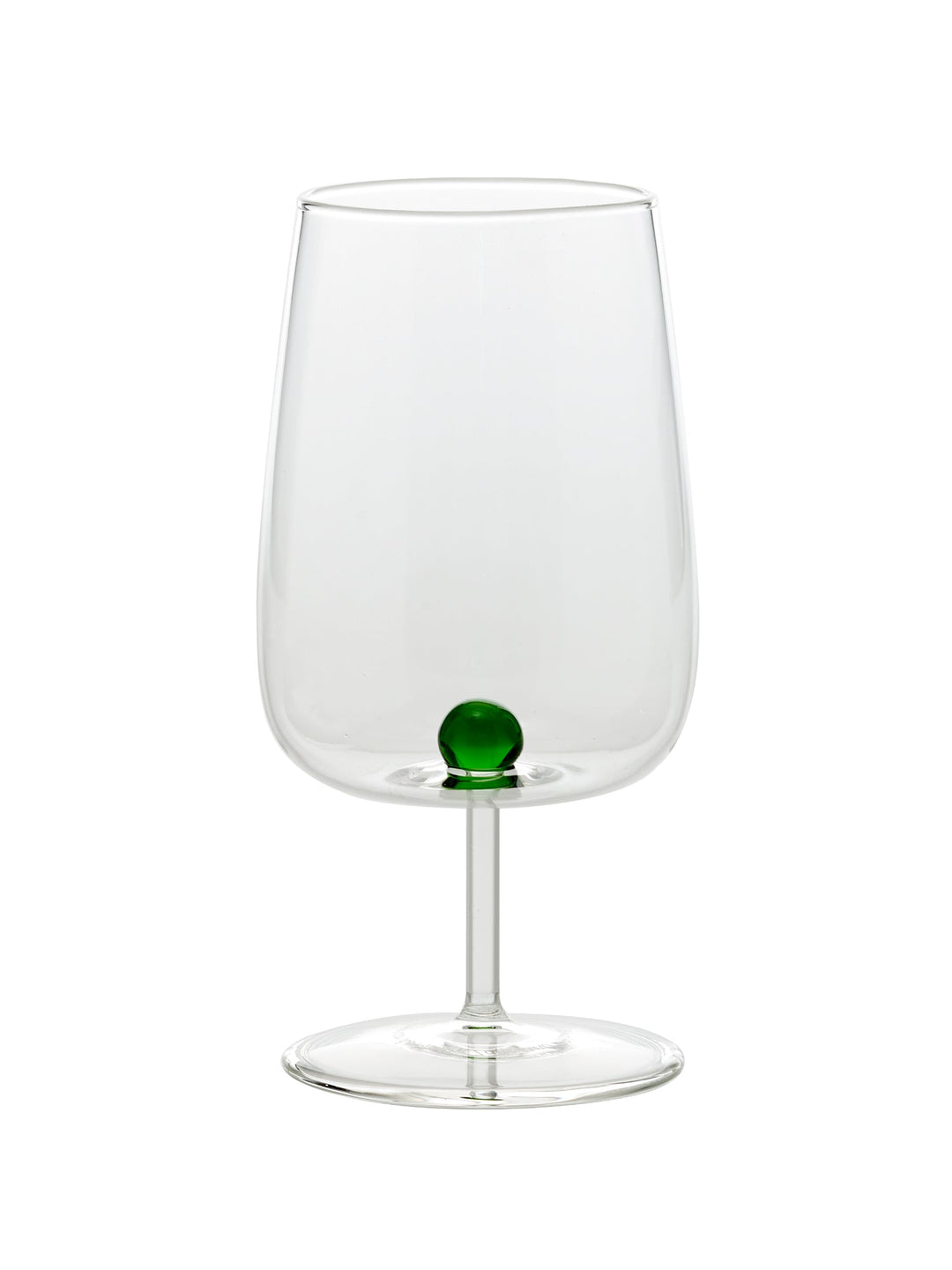 Zafferano America Bilia Goblet (Set of 6) Glassware citylgs.store Green  