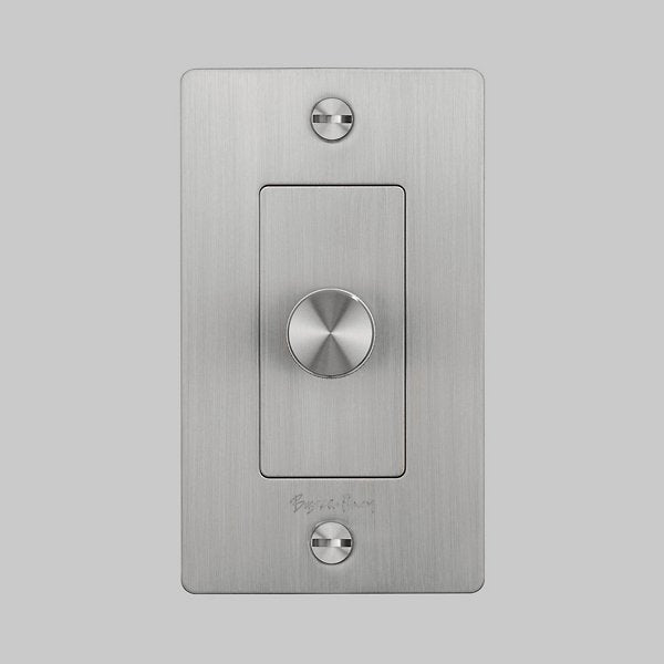 Buster + Punch 1G DIMMER SWITCH / INCANDESCENT / WITH LOGO Dimmers Buster + Punch Steel Steel n/a