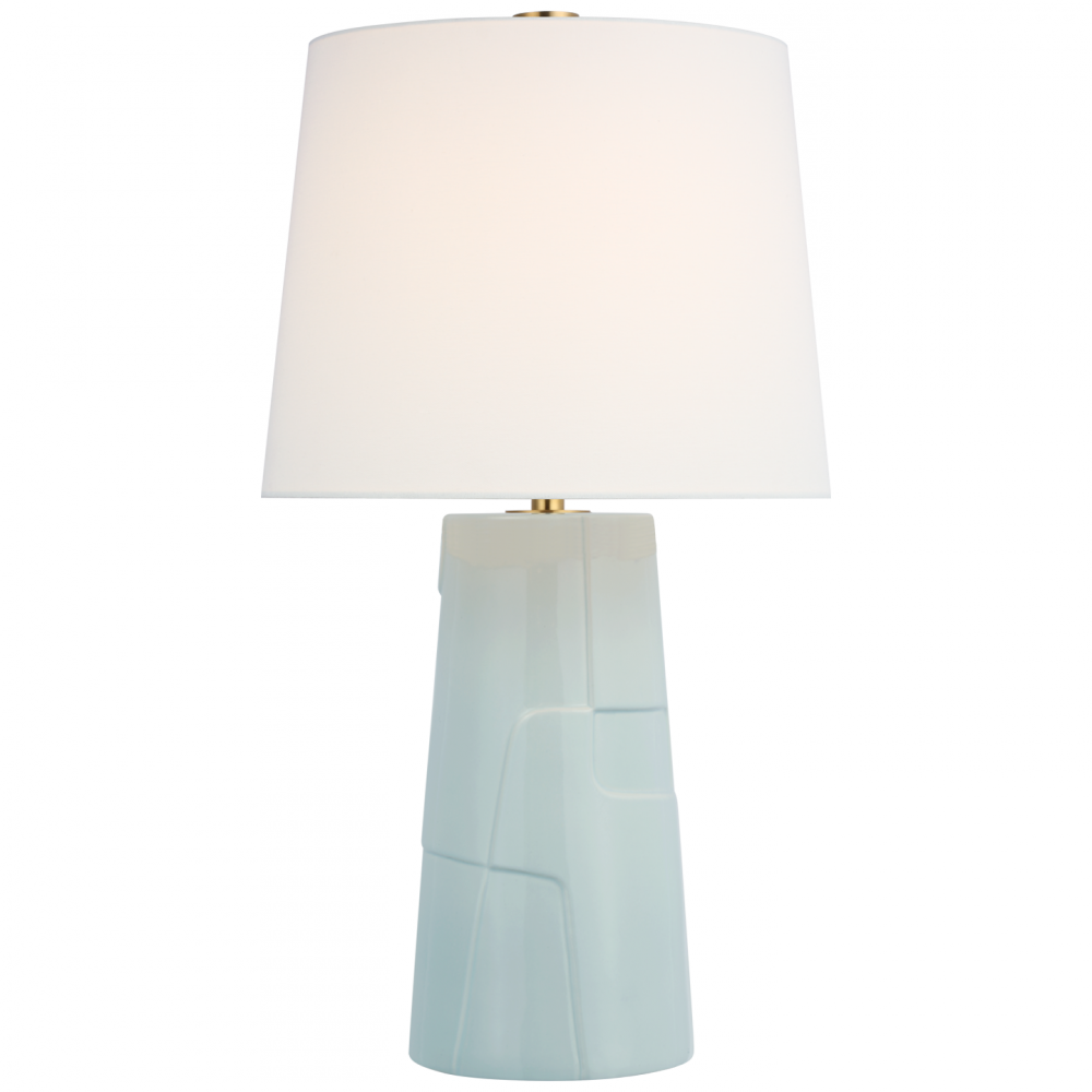 Visual Comfort & Co. Braque Medium Debossed Table Lamp Table Lamps Visual Comfort & Co.   