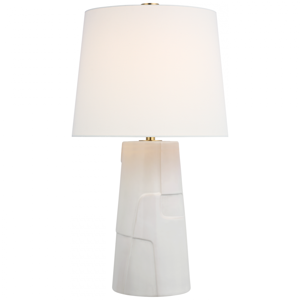 Visual Comfort & Co. Braque Medium Debossed Table Lamp Table Lamps Visual Comfort & Co.   