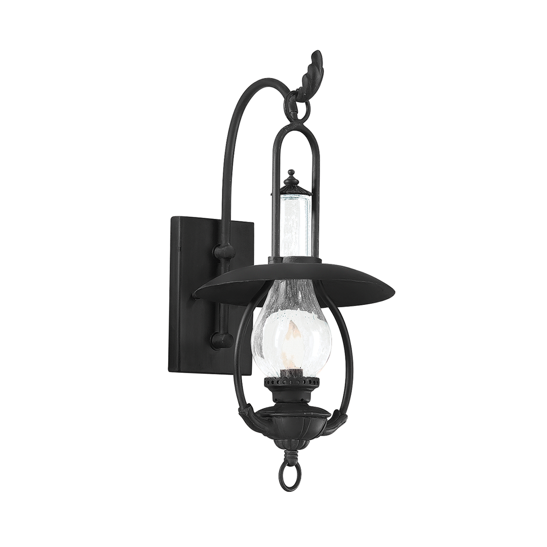 Troy Lighting La Grange Wall Sconce Wall Sconces Troy Lighting SOFT OFF BLACK 9.5x9.5x20.5 